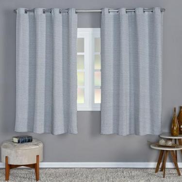 Imagem de Cortina Dora 2,80m x 2,30m Sala Quarto Tecido Rústico Texturizado - En