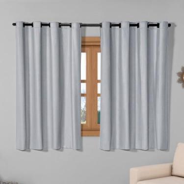 Imagem de Cortina Blackout 2,80m x 2,30m Corta 100% A Luz para Sala Quarto Janel