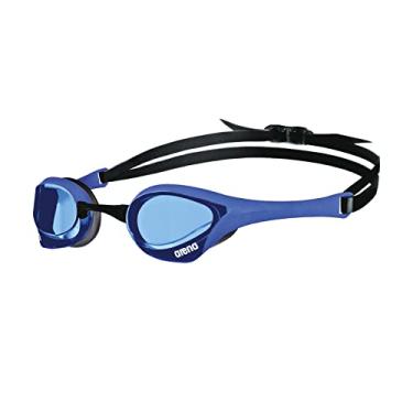 Imagem de arena Óculos De Natação Cobra Ultra Swipe Racing Para Homens E Mulheres, Lentes Sem Espelho, Antiembaçamento, Proteção Uv, Azul/Preto