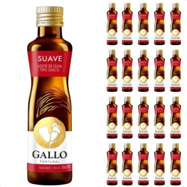 Imagem de Azeite De Oliva Tipo Único Suave 250 Ml Original Kit com 20 - Gallo