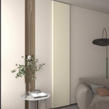 Imagem de Painel Placa em Barra 100% MDF 250cm x 44,5cm Off White - Gelius