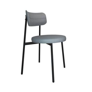 Imagem de Cadeira Kyta Fixa com 4 Pés 50 X 44,7 X 83,8 Cm com 1 Unidade - Metali