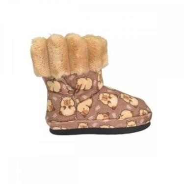 Imagem de Pantufa Ferpa 1332 Capivara Forrada Lã Pelinho-Unissex