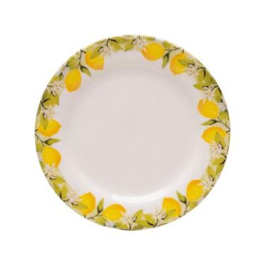 Imagem de Prato Sobremesa Cerâmica Lyor Siciliano 20cm Limão Amarelo