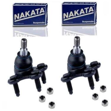 Imagem de Par Pivô Suspensão Gol Voyage Saveiro G5 G6 G7 Fox Up Nakata N1074/N10