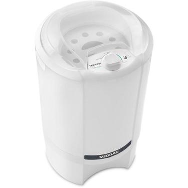 Imagem de Centrífuga de Roupas Semiautomática Suggar CT1502BR 15kg com Trava de Segurança Branco...