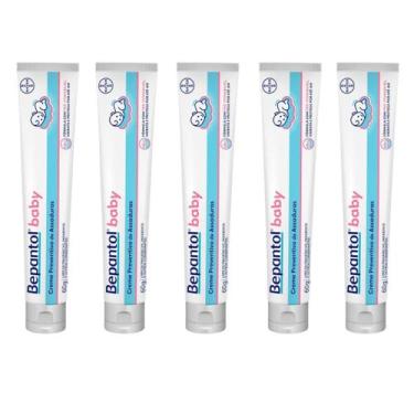 Imagem de Kit com 5 Cremes Pomada de Assadura 60gr Cada - Bepantol