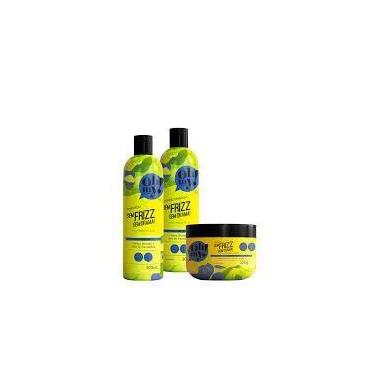 Imagem de Kit Shampoo Cond Máscara Sem Frizz Sem Drama 300ml Oh My - Haskell