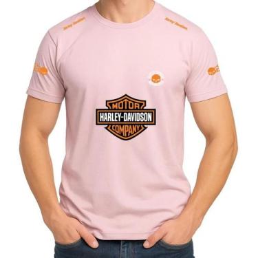 Imagem de Camiseta Camisa Adulto Feminina Masculina Algodão Harley Davidson MD3 