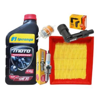 Imagem de Revisao Honda Pop 110 Com Oleo 10w30 Filtros Vela Ngk