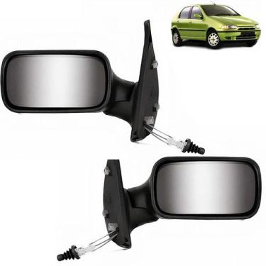 Imagem de PAR Retrovisor Palio 96 97 98 99 2000 4 Portas com Controle  - Prime