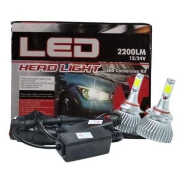 Imagem de Kit Lâmpada Led 6000k 4400 Lumens Super Branca Xenon H4 - Lt 288