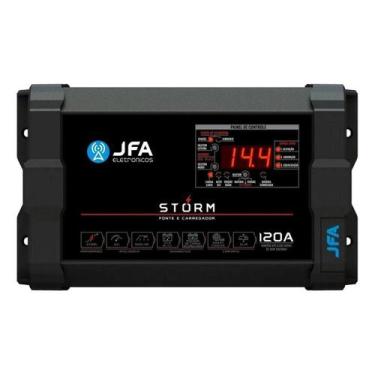 Imagem de Fonte Automotiva JFA Storm 120A Bivolt Voltímetro Amperímetro Com Diag