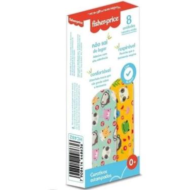 Imagem de Curativo Estampado Com 8 Unidades Fisher Price Hc482 - Multi Saúde