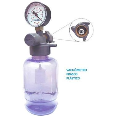 Imagem de Vacuômetro Haoxi com Frasco Plástico AS0450 500ml - unidade