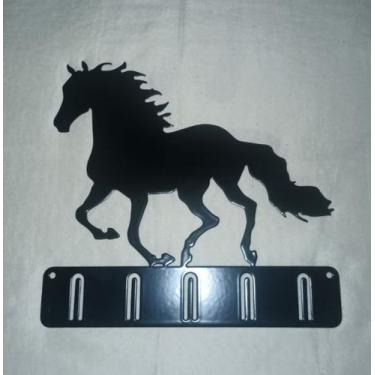 Imagem de Porta chaves de Metal Cavalo - Metalvis