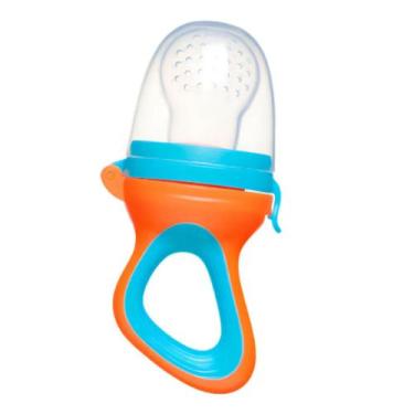 Imagem de Porta Frutinha Alimentadora Silicone Buba Menina Menino, Verrmelha com