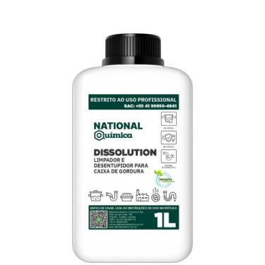 Imagem de Limpador e Desentupidor para Caixa de Gordura 1 L Dissolution National