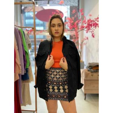 Imagem de saia curta bordada - Look balada - Marie, M