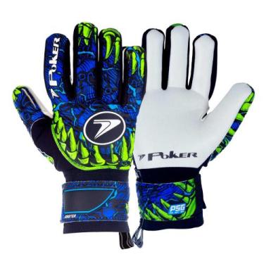 Imagem de Luva de Goleiro Profissional Poker Monster, Mr, Vdc, Cel, 10