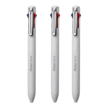 Imagem de Pentel Caneta RT Izee Multi 4 Cores 0.7 Branca x 3 Unidades