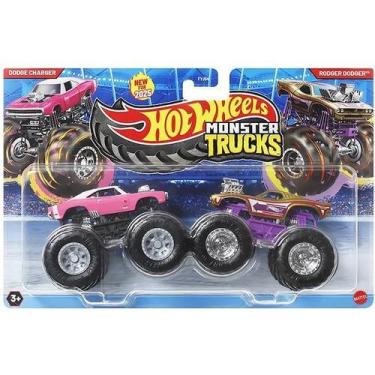 Imagem de Carrinho HOT Wheels Monster TRUCK Dodger Charger X Rodger Dodger Matte