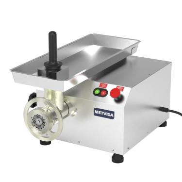 Imagem de Picador de Carne Leve Boca 22 PCL.22L 1CV 220V em Aço Inox com 2 Discos 5mm e 8mm Metvisa