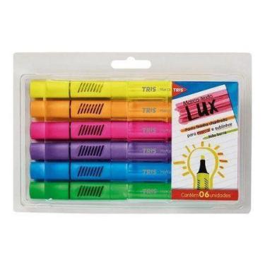 Imagem de Marca Texto Lux Neon - 6 Cores Vibrantes - Tris