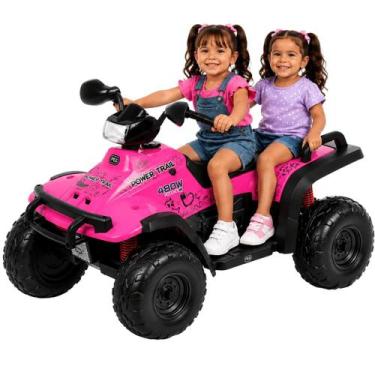 Imagem de Carrinho Eletrico Peg-Perego Polaris Power Trail Rosa 12V
