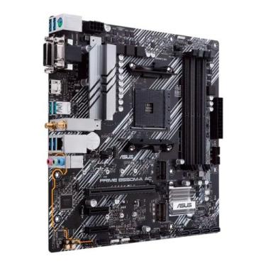Imagem de Placa-Mãe ASUS PRIME B550M-A AC, AMD AM4, mATX, DDR4, Wi-fi, Preto - 9