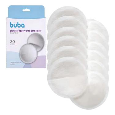 Imagem de Kit Protetor Absorvente Descartável c/ 30 Unidades P/Seios - Buba