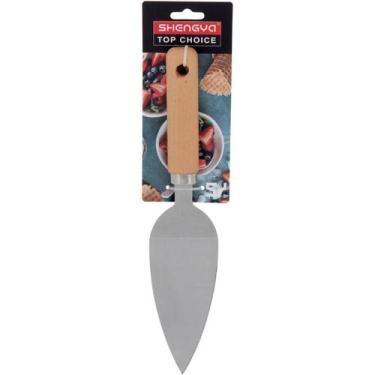 Imagem de Espátula Home&Co 25x6x2cm INOX Natural Utensílio de Cozinha para Prepa