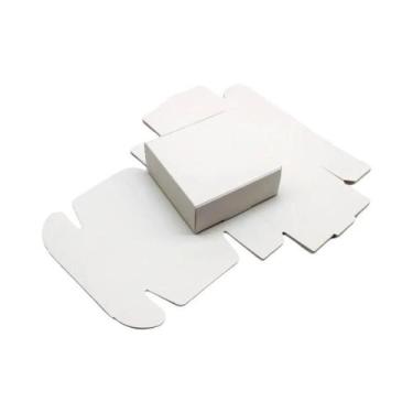 Imagem de Caixas De Presente De Papel Branco DIY 75x75x3cm, Suprimentos Para Fes