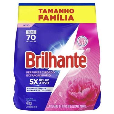 Imagem de Sabão em Pó Brilhante Perfume e Cuidado Extraordinário 4kg