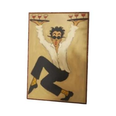 Imagem de Pôster De Parede Retrô Minimalista Para Servidor De Bar, Arte De Pared