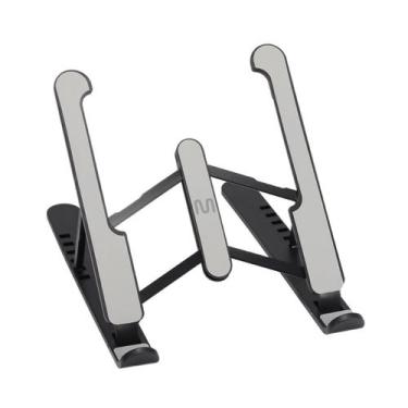 Imagem de Suporte Para Notebook Regulável Multi Aluminio Preto AC439