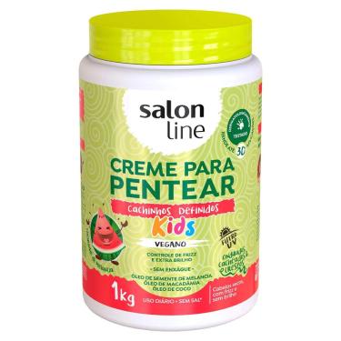 Imagem de Creme Para Pentear Kids Cachinhos Definidos Salon Line 1kg 