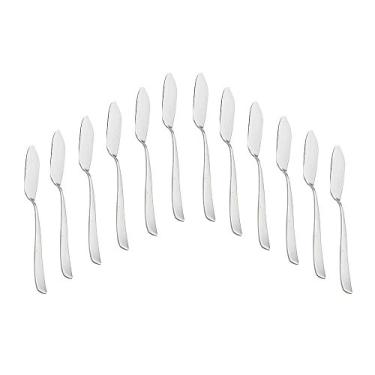 Imagem de Conjunto 12 Facas para Peixe Pisa em Aço Inox - Wolff