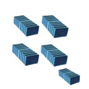 Imagem de Esponja Antiaderente Azul 110mmx75mmx25mm - Ref.9418 - Superpro Bettanin - Kit com 50 unidades.