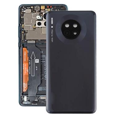 Imagem de HONGYAN Peças de substituição de telefone celular Tampa traseira da bateria original com lente de câmera para huawei mate 30 Acessórios telefônicos