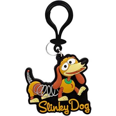 Imagem de Disney Toy Story Slinky Dog Clipe de bolsa para identificação com toque macio