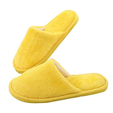 Imagem de Pantufas femininas aconchegantes para ambientes internos e externos chinelos macios para casa com sola de EVA e espuma viscoelástica chinelos femininos sem cadarço