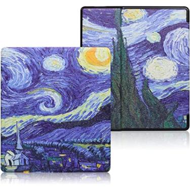 Imagem de Capa fina para Kindle Oasis 2017 9ª geração 2019 10ª geração Kindle Oasis – Capa impermeável com despertar/hibernação automática