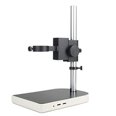 Imagem de Adaptador de microscópio para microscópio de vídeo lente de câmera suporte de focagem ajustável suporte de focagem suporte de mesa 40mm para HDMI USB câmera de vídeo acessórios de microscópio (cor: B)