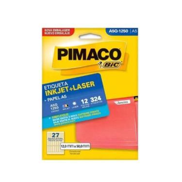 Imagem de Etiqueta A5 Q.1250 Ink-Jet Laser-Pimaco