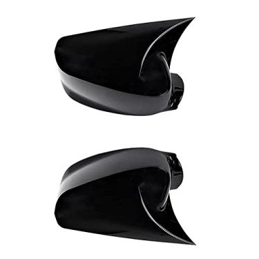 Imagem de TOTMOX Tampa do espelho retrovisor do carro tampa de moldagem lateral da porta, espelho retrovisor externo carcaça tampa do espelho de asa compatível com Honda Accord 9th 2013-2017, preto brilhante