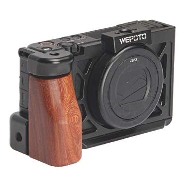Imagem de WEPOTO ZV1-BR Gaiola de câmera compatível com Sony ZV-1 -Alumínio Padauk