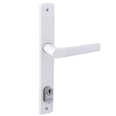Imagem de Fechadura Palio Para Perfil Estreito, Arouca Fechaduras, 110940-Z-ZEB, Acabamento Branco