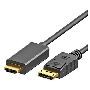 Imagem de Cabo Conversor Adaptador Displayport para HDMI CB-DMI18 Preto 1.8 metros