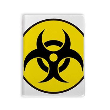 Imagem de Danger Chemical Radiation Symbol Notebook Gum Cover Diary Soft Cover